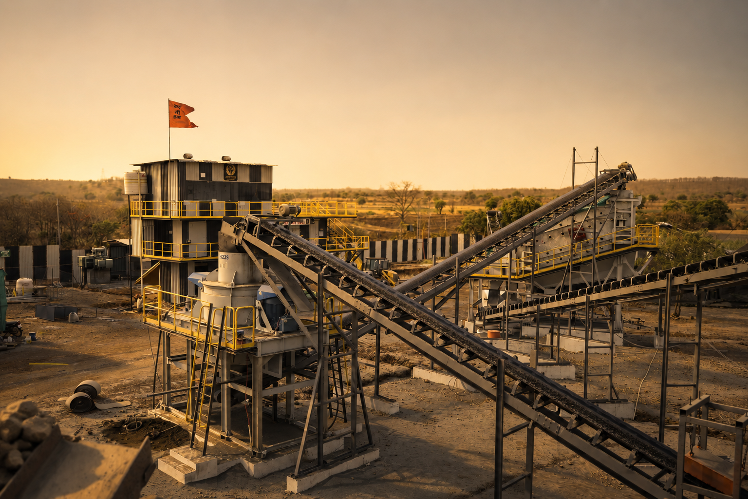 Stone Crusher & Wash Sand